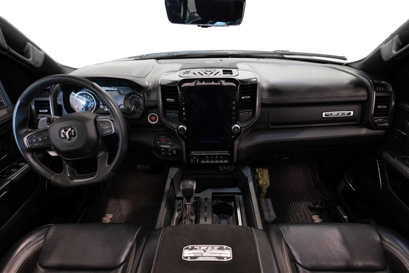 RAM 1500 TRX Center Console Molle Panels & Digital Device Bridge - Addictive Desert Designs - Hammer Black - `21-`27